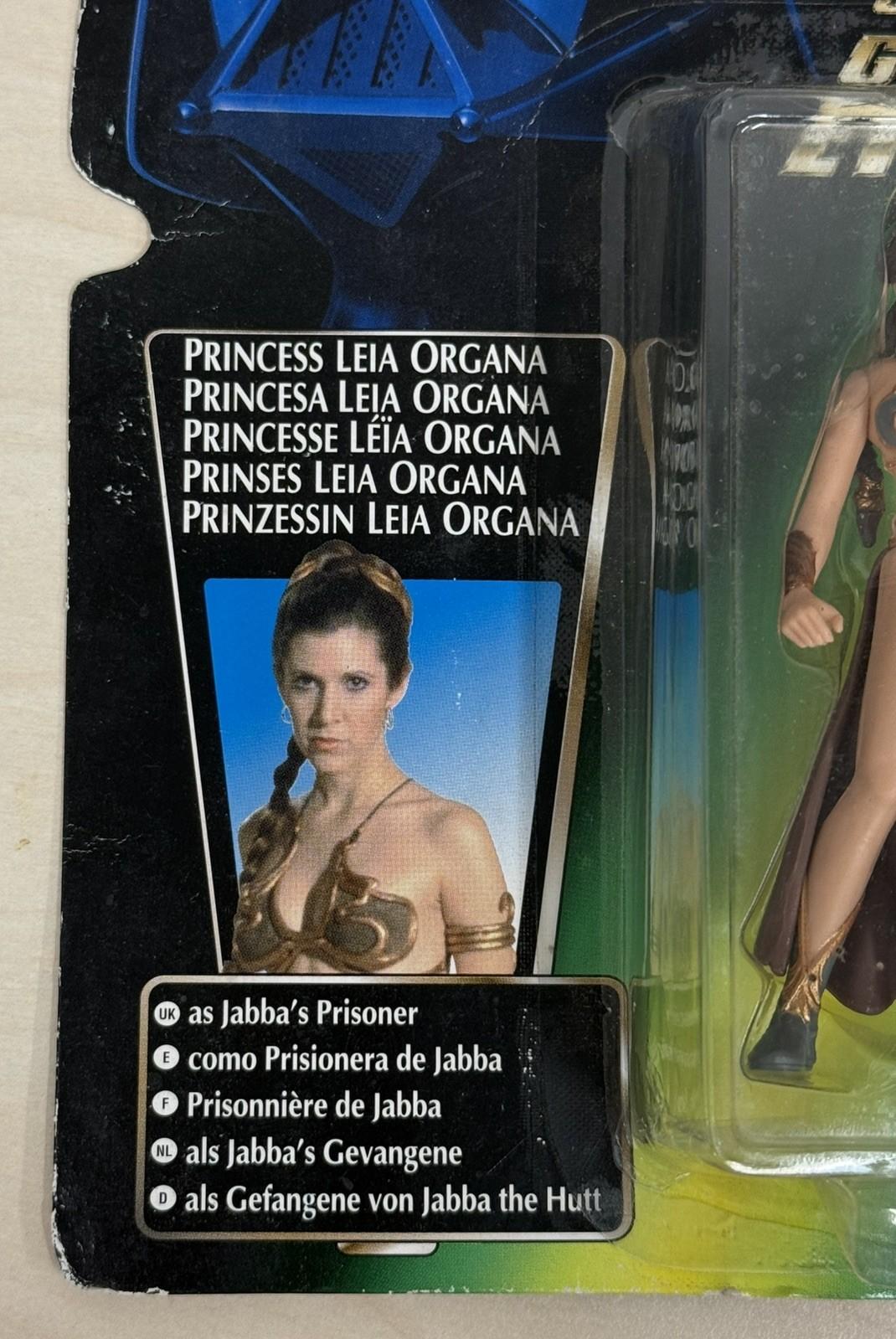 Star Wars Princess Leia Jabba Prisoner POTF 1997 Kenner MOC Figure