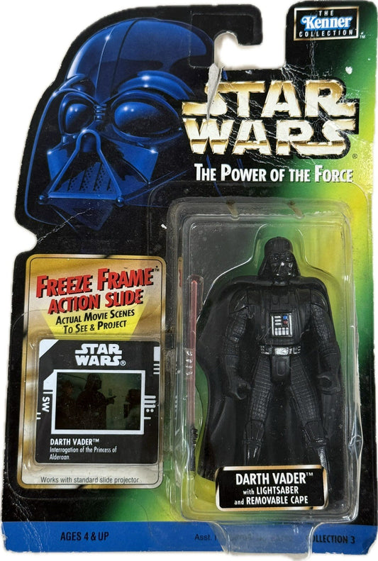 Star Wars POTF Darth Vader Freeze Frame 1997 Kenner MOC Figure