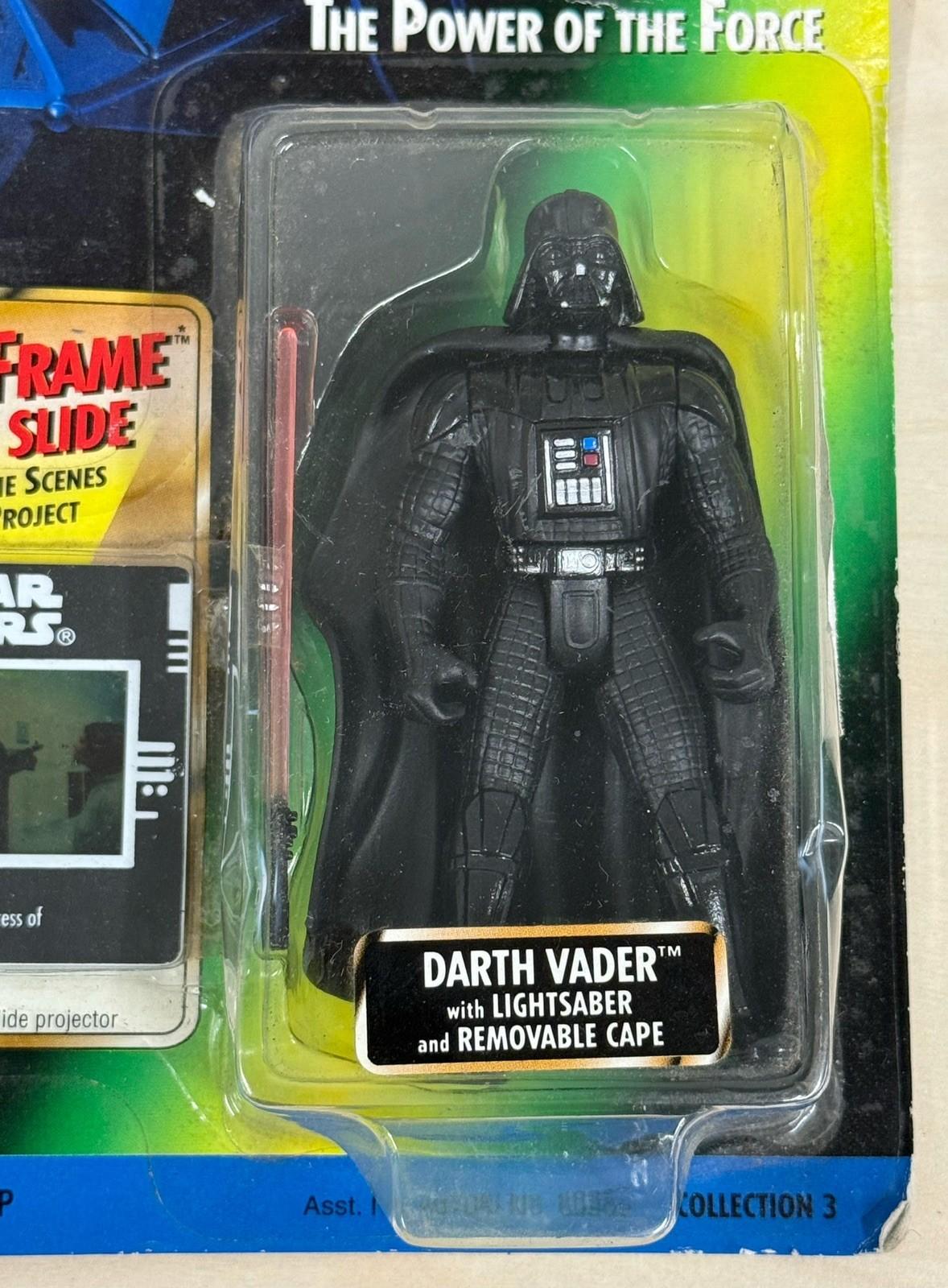 Star Wars POTF Darth Vader Freeze Frame 1997 Kenner MOC Figure