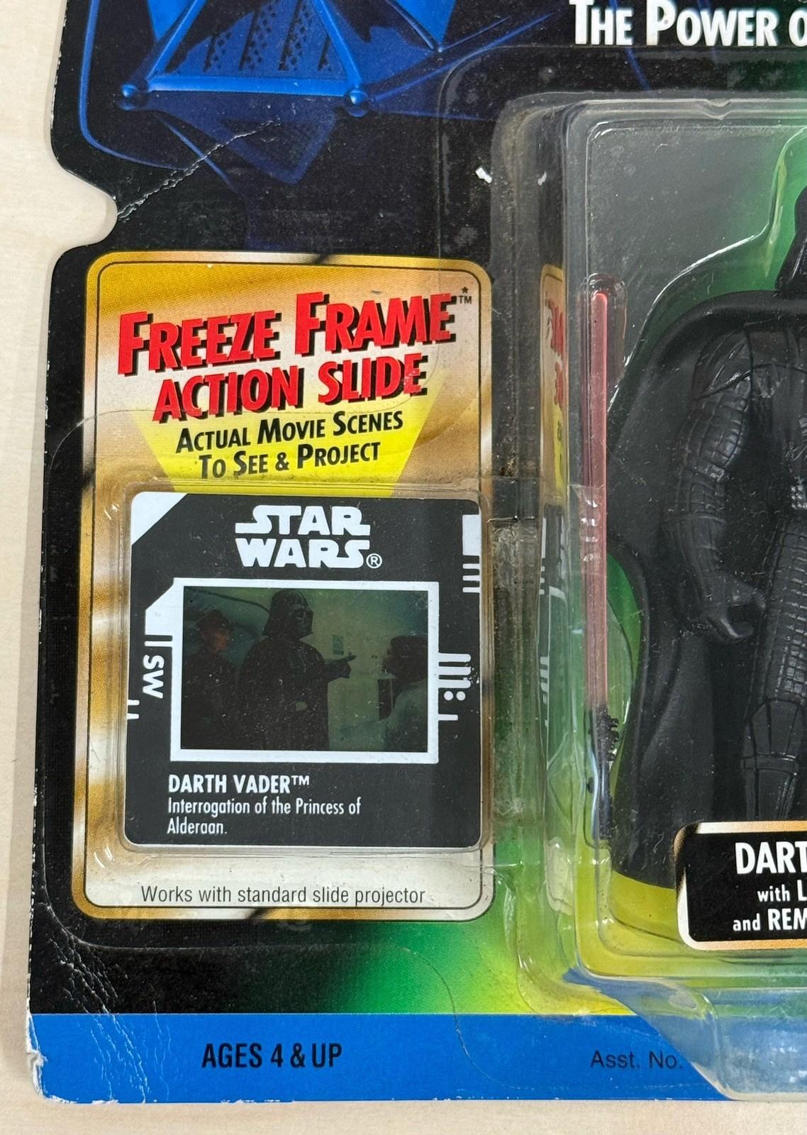 Star Wars POTF Darth Vader Freeze Frame 1997 Kenner MOC Figure