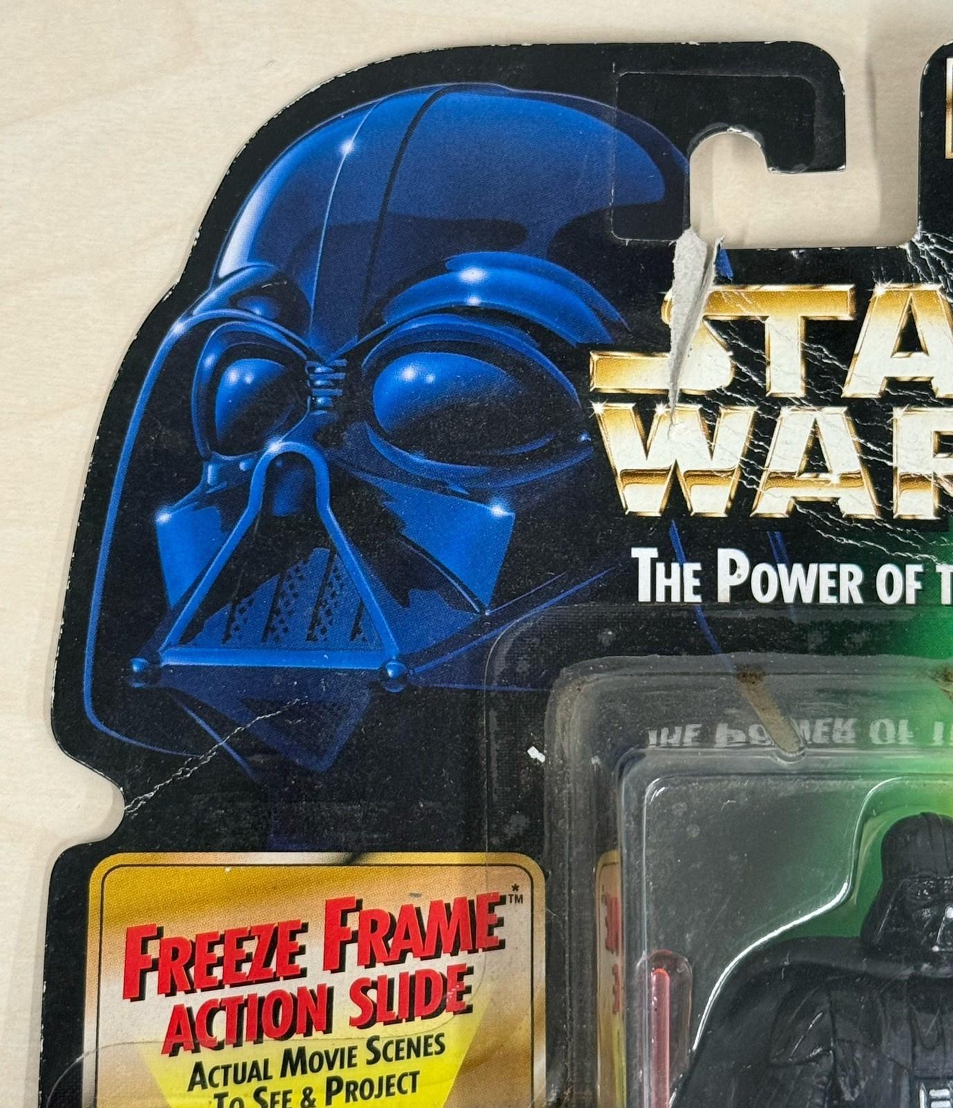 Star Wars POTF Darth Vader Freeze Frame 1997 Kenner MOC Figure