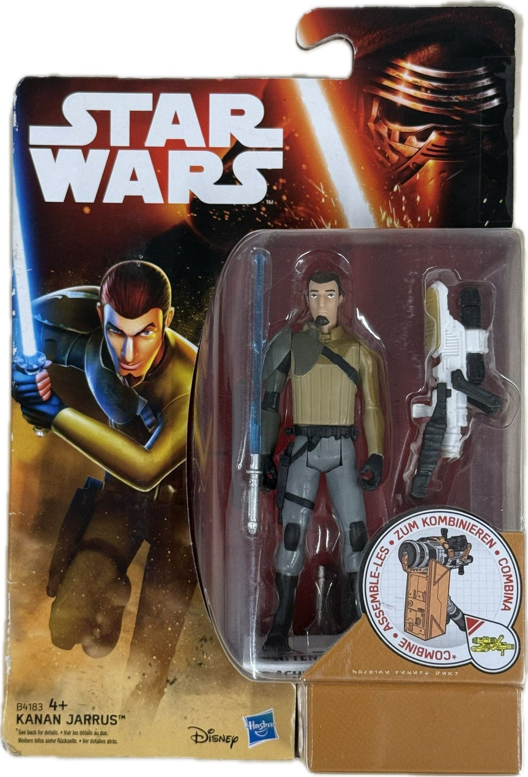 Star Wars Rebels Kanan Jarrus 3.75" Hasbro 2015 MOC Figure B4183
