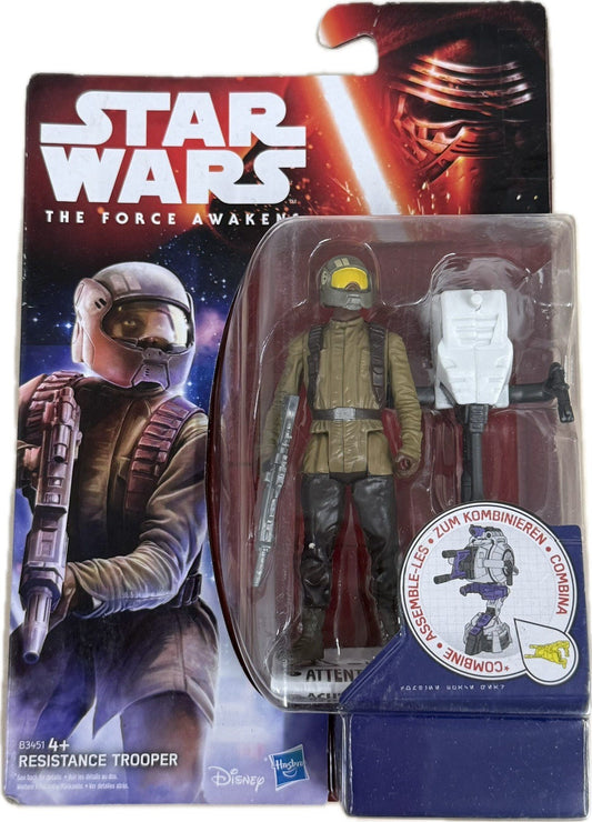 Star Wars Force Awakens Resistance Trooper 3.75" Hasbro 2015 MOC B3451