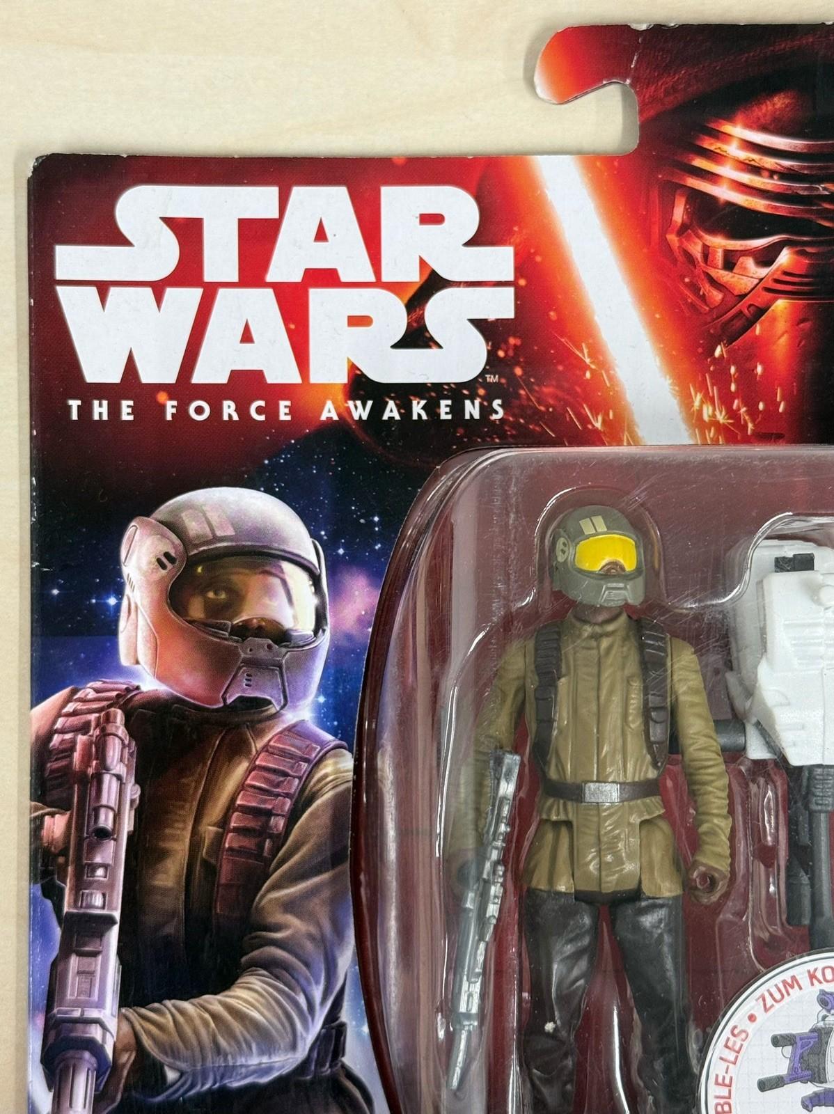 Star Wars Force Awakens Resistance Trooper 3.75" Hasbro 2015 MOC B3451