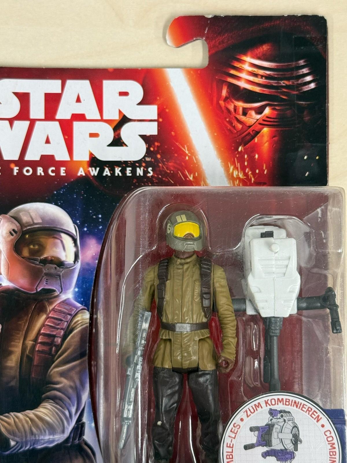 Star Wars Force Awakens Resistance Trooper 3.75" Hasbro 2015 MOC B3451