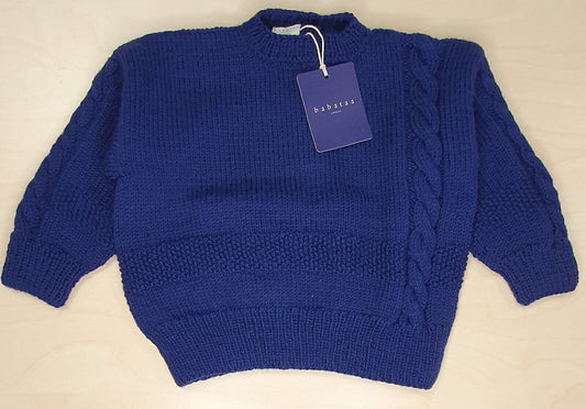 Baby Sweater Navy Designer Baby Clothing Fantastic Quality Merino Wool