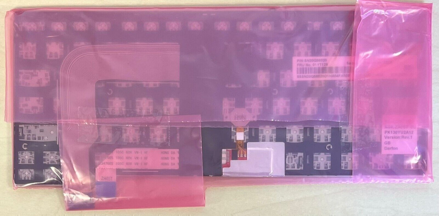 IBM Keyboard 01YR075 Lenovo ThinkPad 13 T460s UK Black