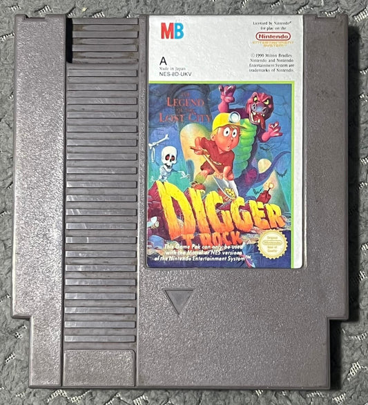 Digger T. Rock The Legend Of The Lost City Cartridge Only Nintendo