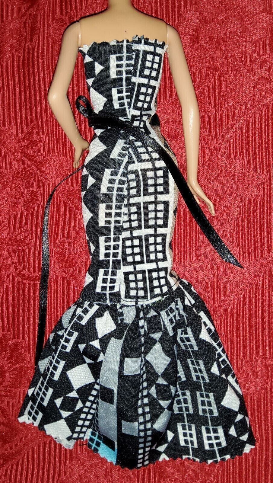 Barbie Doll Dress Multicoloured. MC93 Clothes - 150