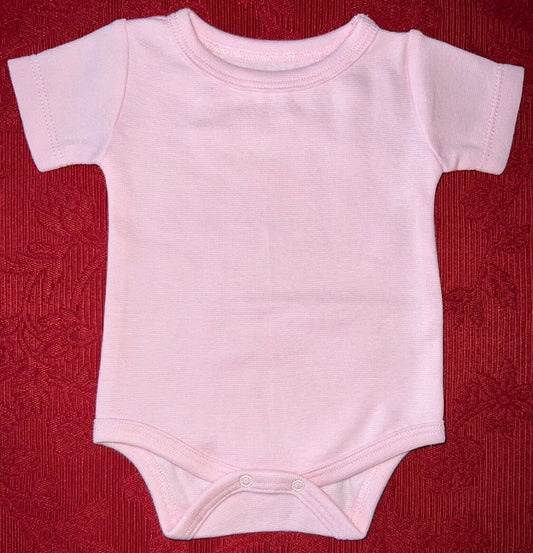 Baby Vest Bodysuit Pink Short Sleeve Designer Baby Clothing Fantastic Quality