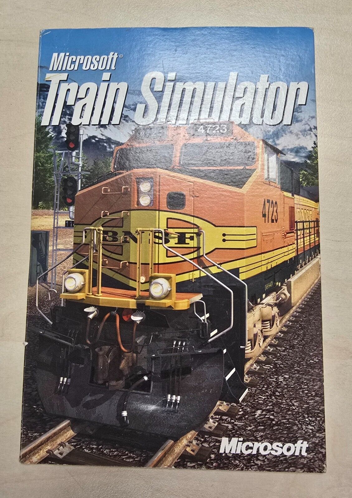 Microsoft Train Simulator PC CD Set Game Vintage Simulation