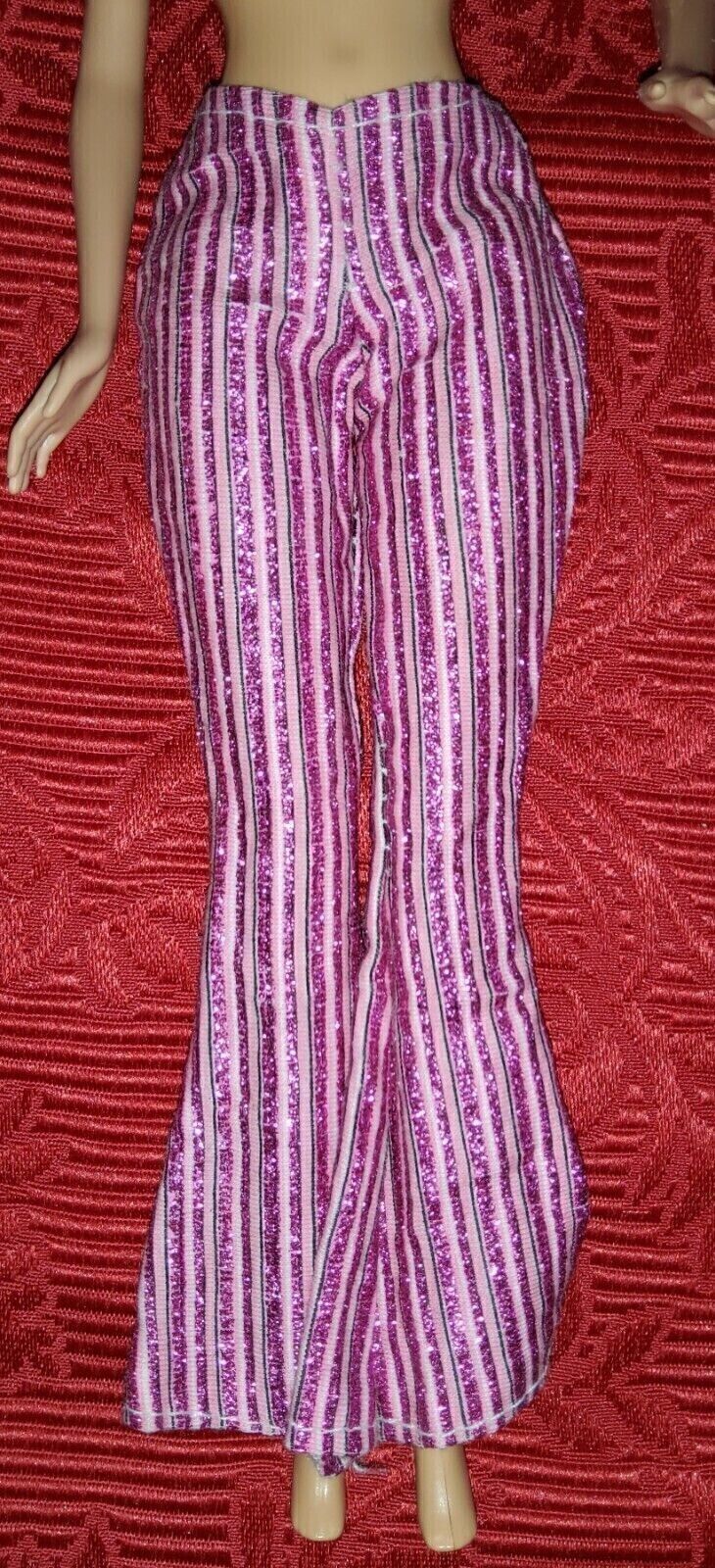 Barbie Doll Trousers Pink/White. MC93 Clothes - 85