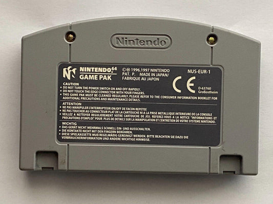 World Cup 98 Nintendo 64 Game Pak Cartridge Football Soccer