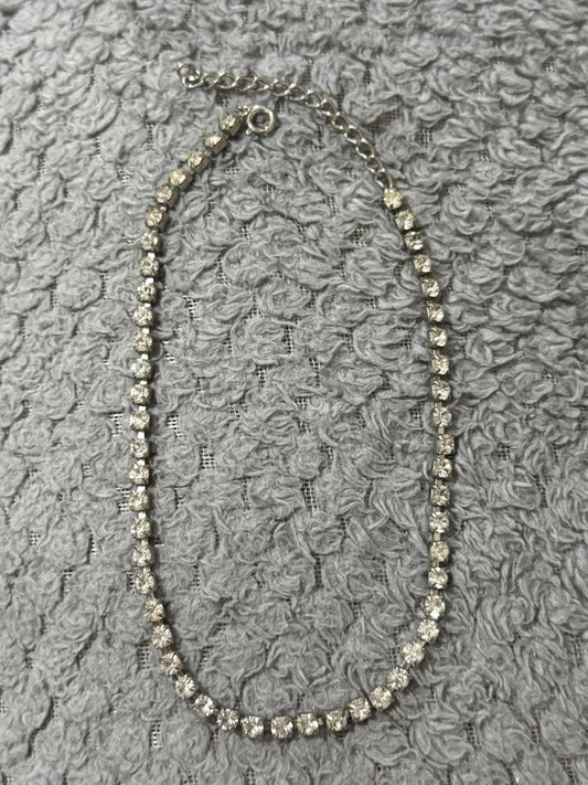 Silver Studded Necklace Costume Jewellery