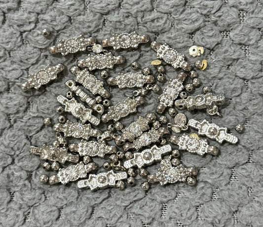 Silver Coloured Bead Charms Perfect For Jewellery Making