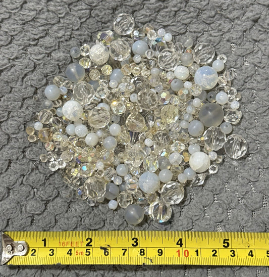 Clear & Misty Beads Jewellery Making Craft Supplies