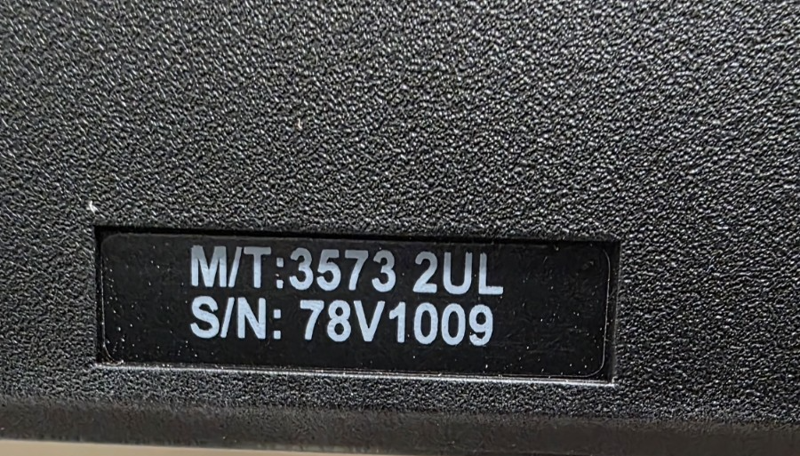 IBM 3573-L2U TS3100 2U Tape Library 24-Slot Data Storage Backup