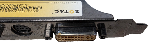 Zotac 6200 512MB Graphics Card ZT-62APH2N-HSL 64-Bit DDR2 NVIDIA