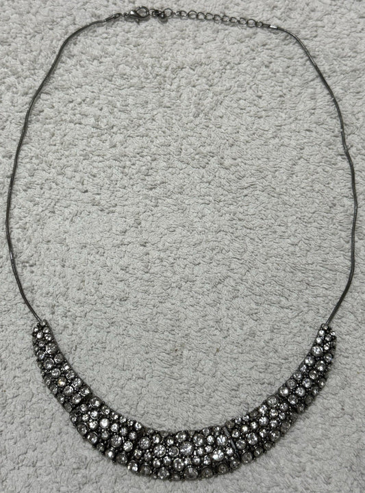 Silver Chain Necklace Elegant Costume Jewellery