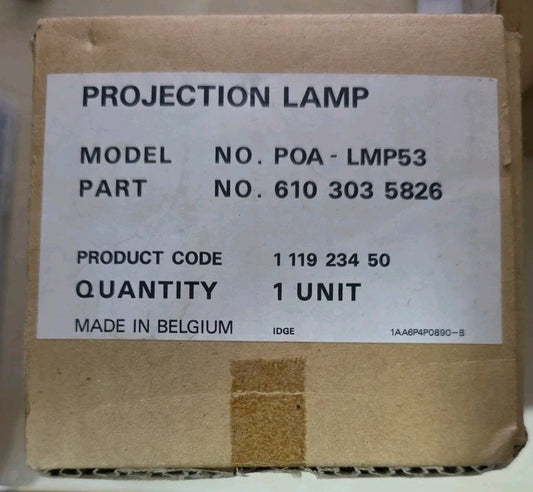 SANYO PLC-SU40 Projector Lamp 610-303-5826 POA-LMP53 Replacement