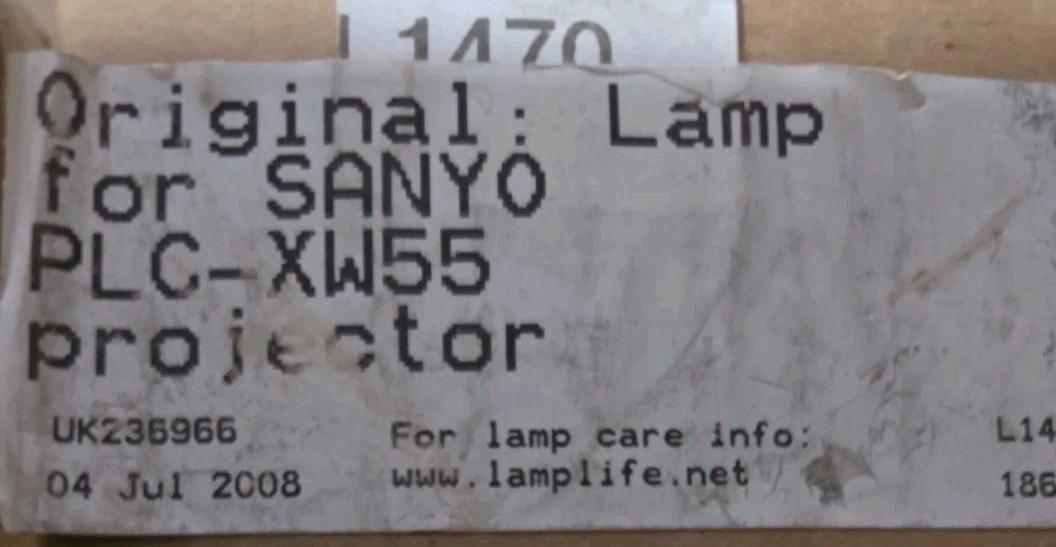 Sanyo Projector Lamp POA-LMP107 610 330 4564 Original Bulb
