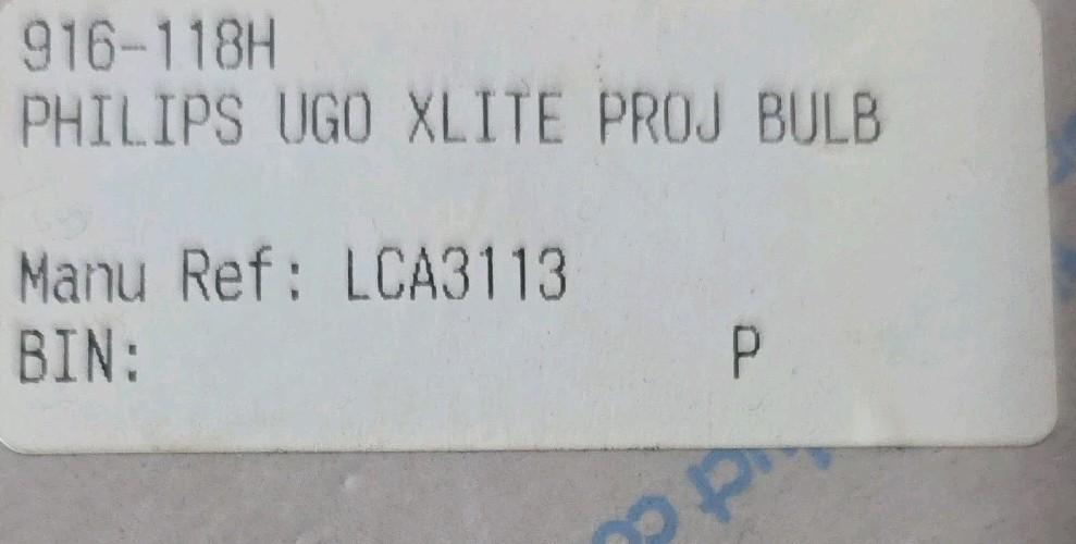 LCA3113 Lamp for PHILIPS UGO SLITE Projector Replacement Bulb