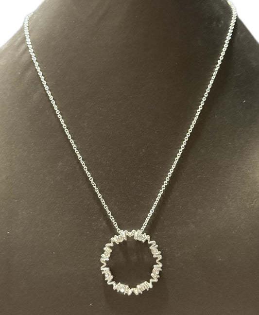 Silver 'Mum' Pendant Necklace Sentimental Gift Jewellery