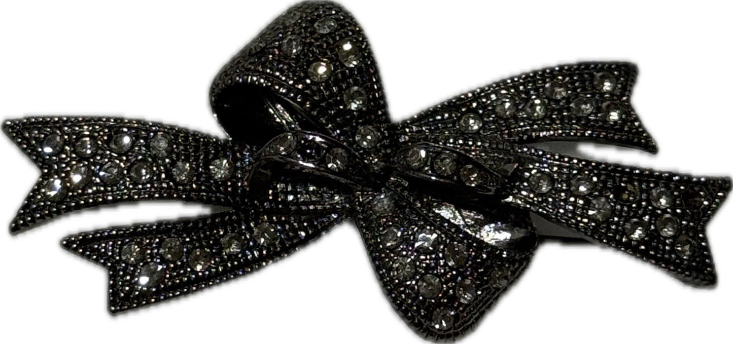 Grey Coloured Brooch Pin Costume Jewellery Elegant Accessory