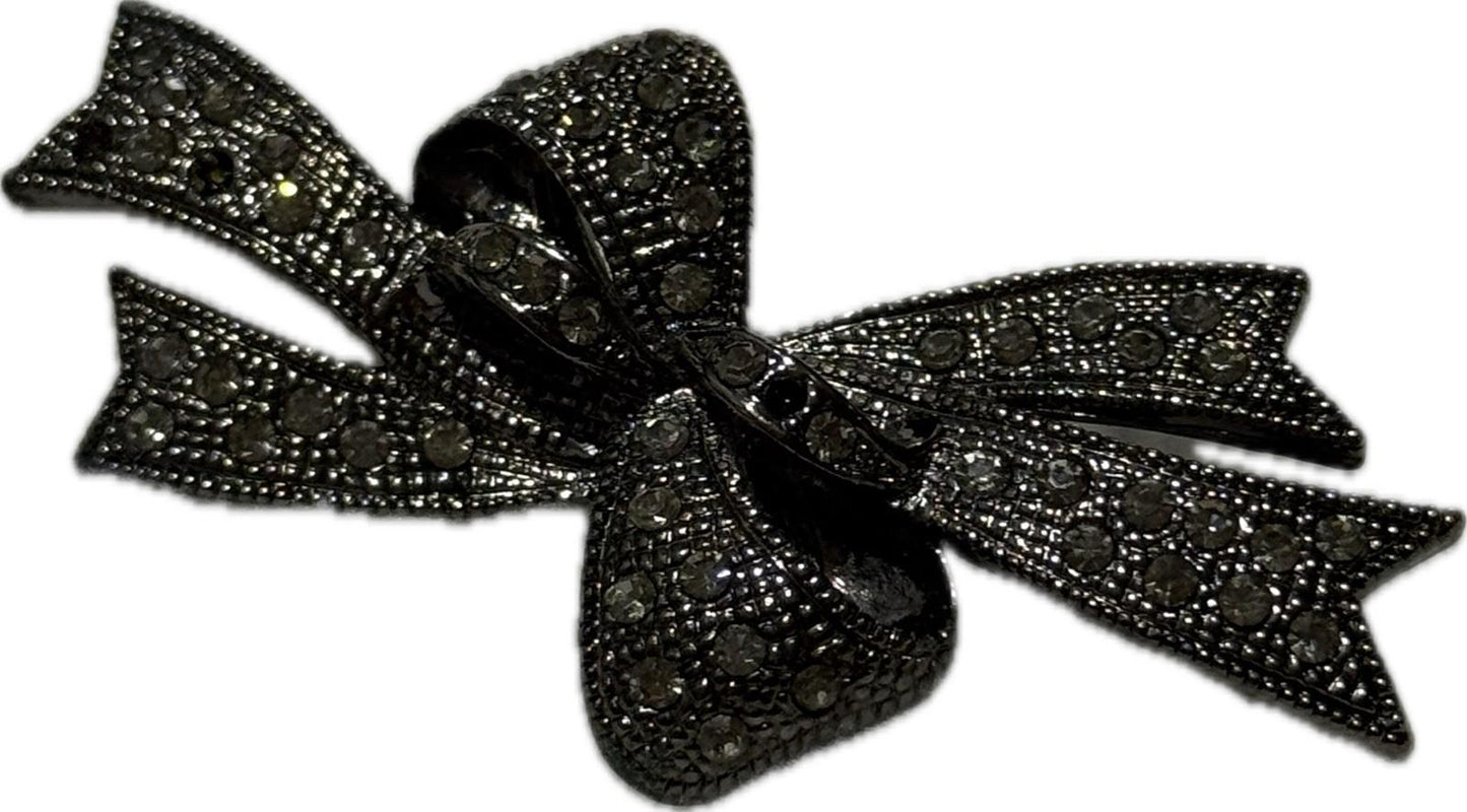 Grey Coloured Brooch Pin Costume Jewellery Elegant Accessory