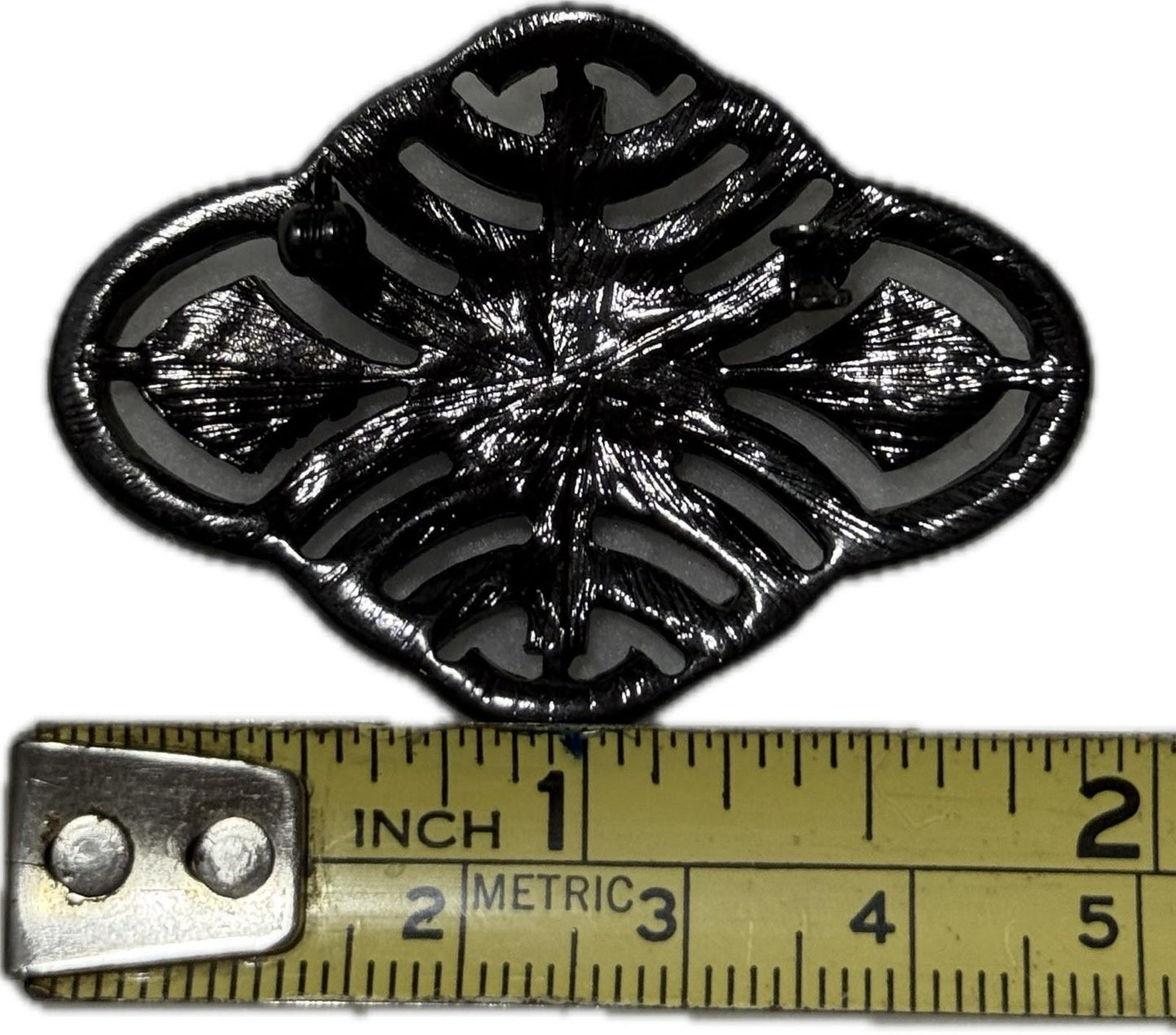 Silver Brooch Pin Unfinished Costume Jewellery