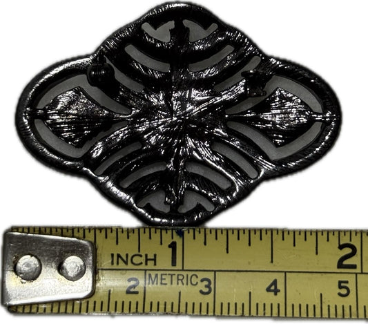 Silver Brooch Pin Unfinished Costume Jewellery