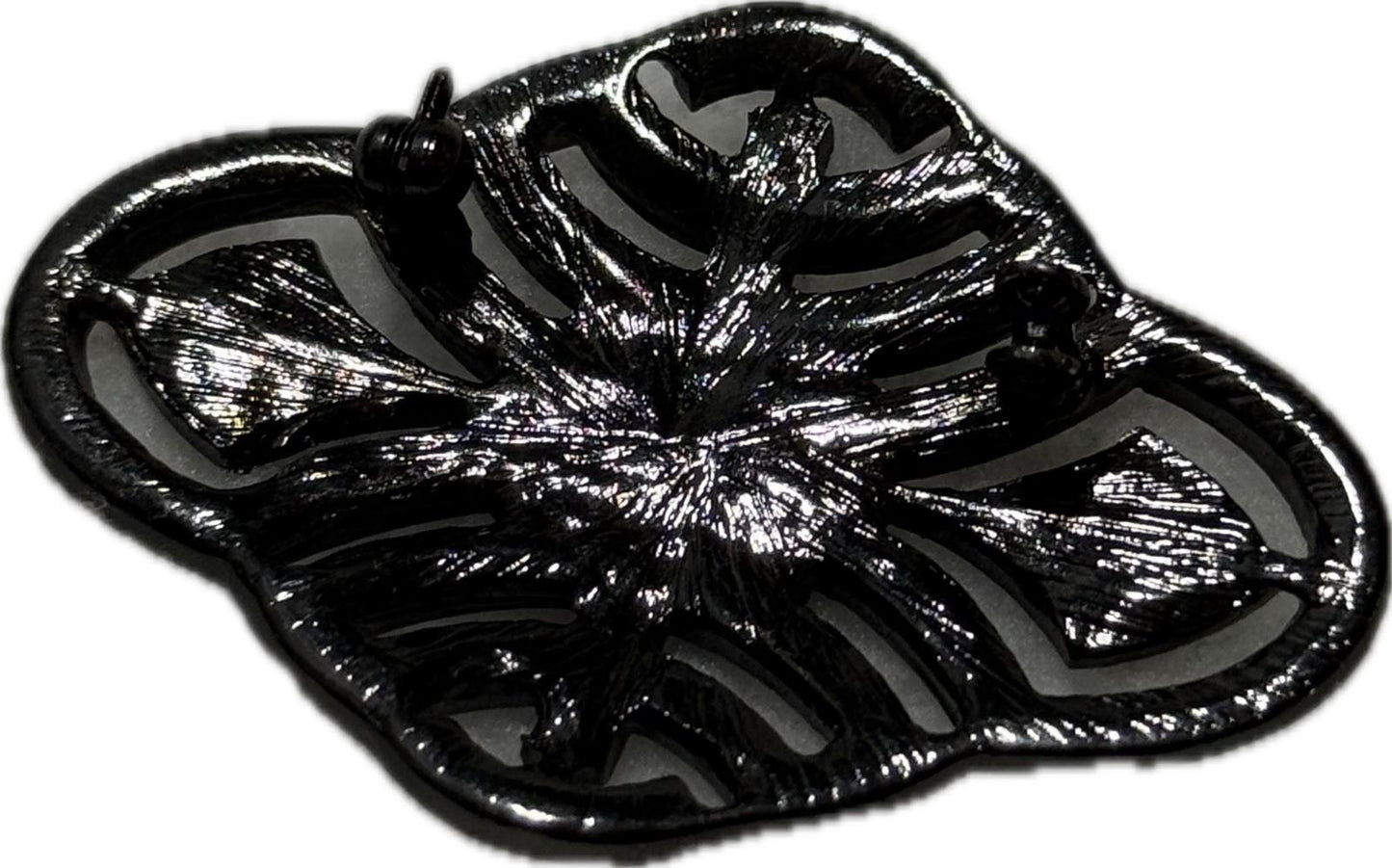 Silver Brooch Pin Unfinished Costume Jewellery