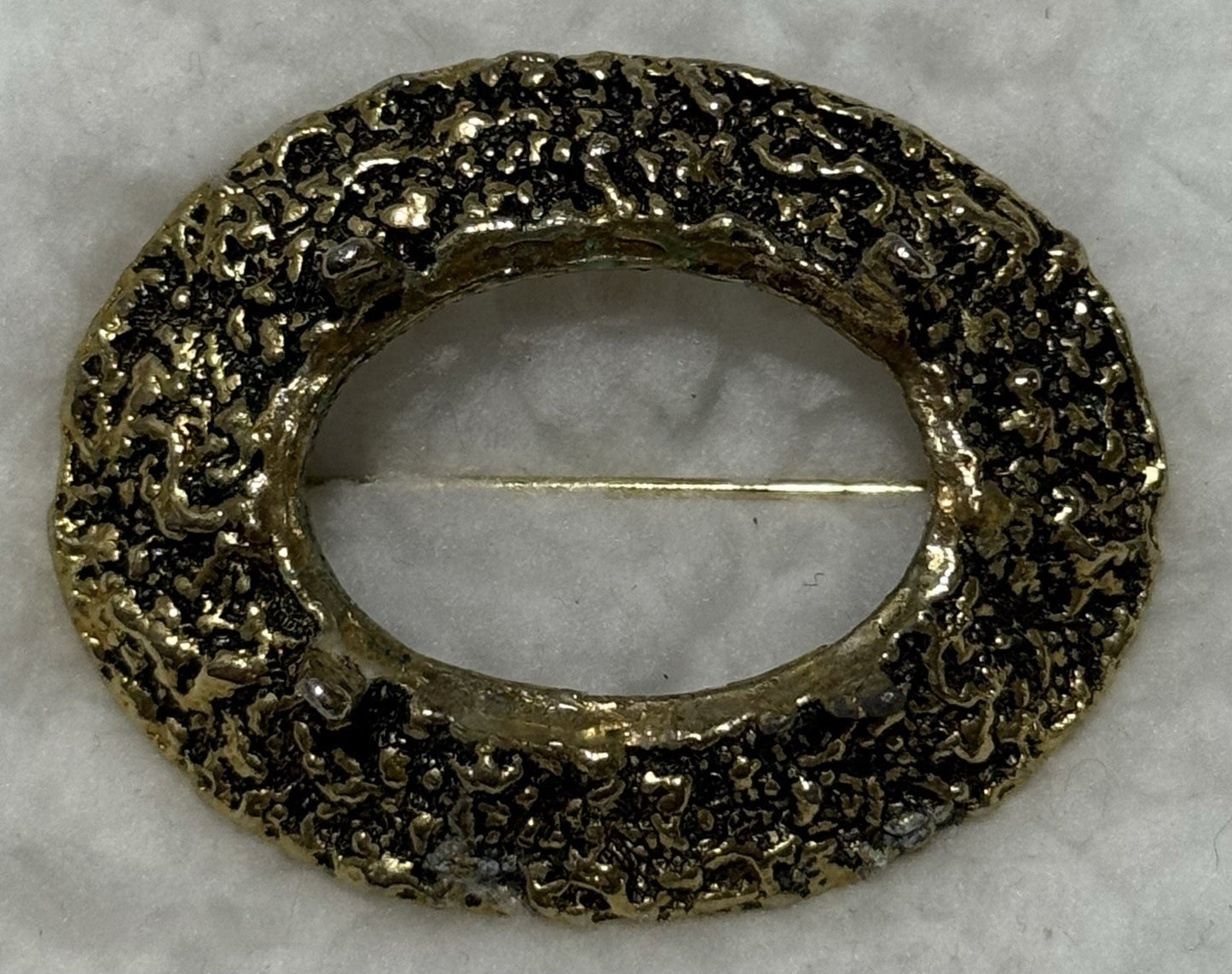 Gold Brooch Pin Unfinished Costume Jewellery Craft Project