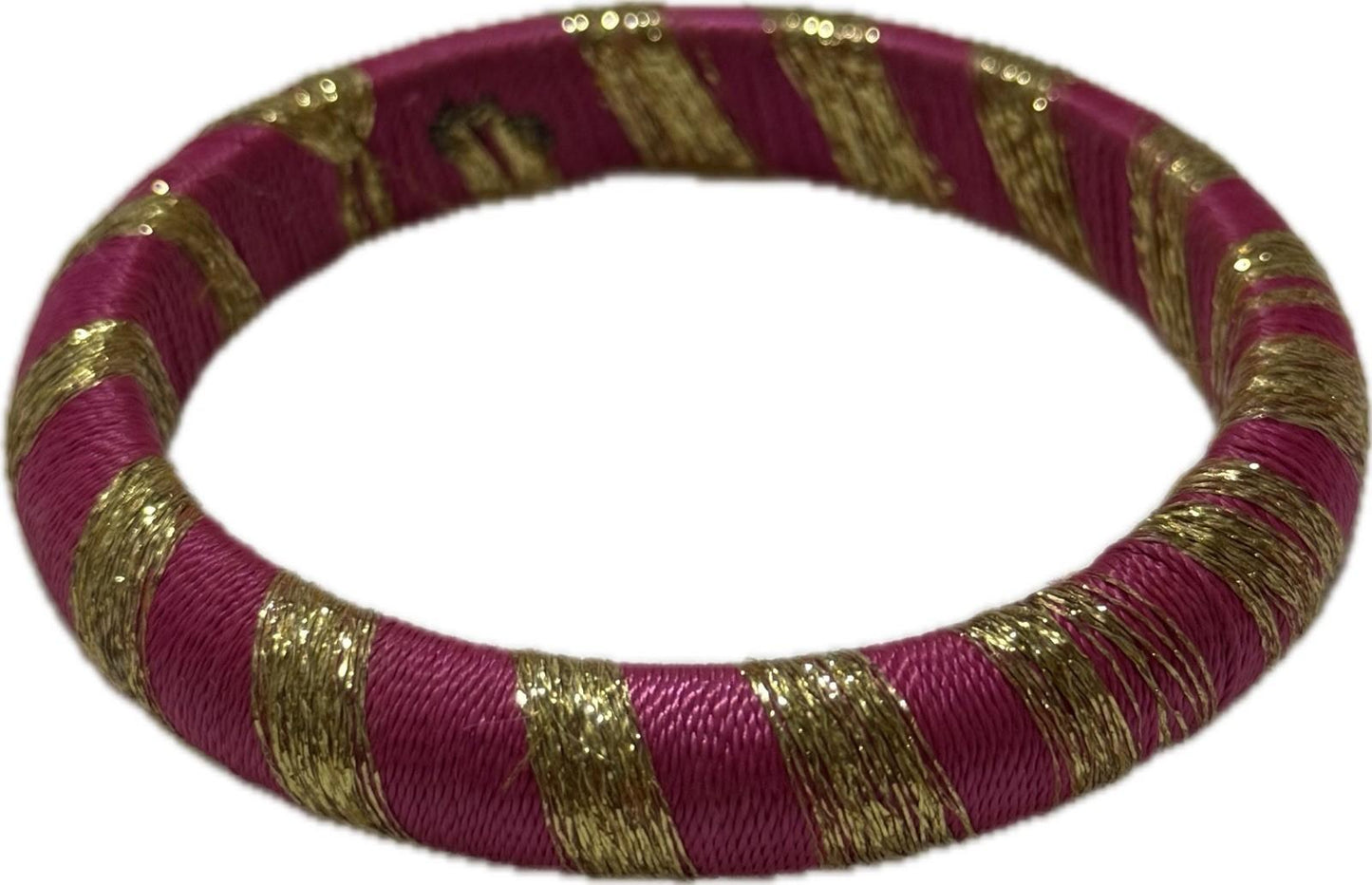 Pink & Gold Bangle Bracelet Costume Jewellery