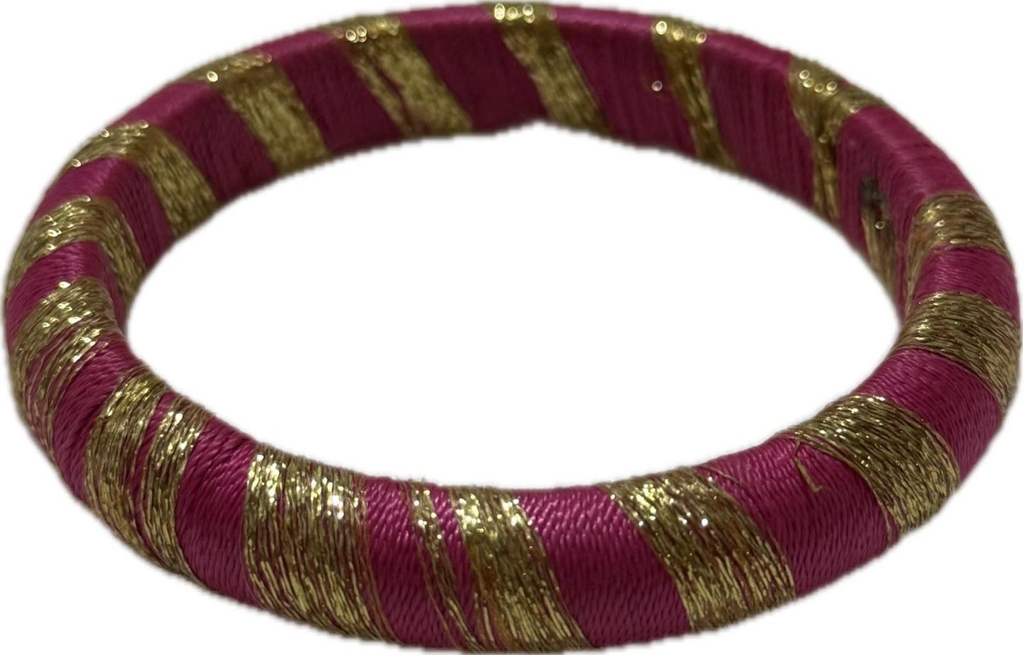 Pink & Gold Bangle Bracelet Costume Jewellery