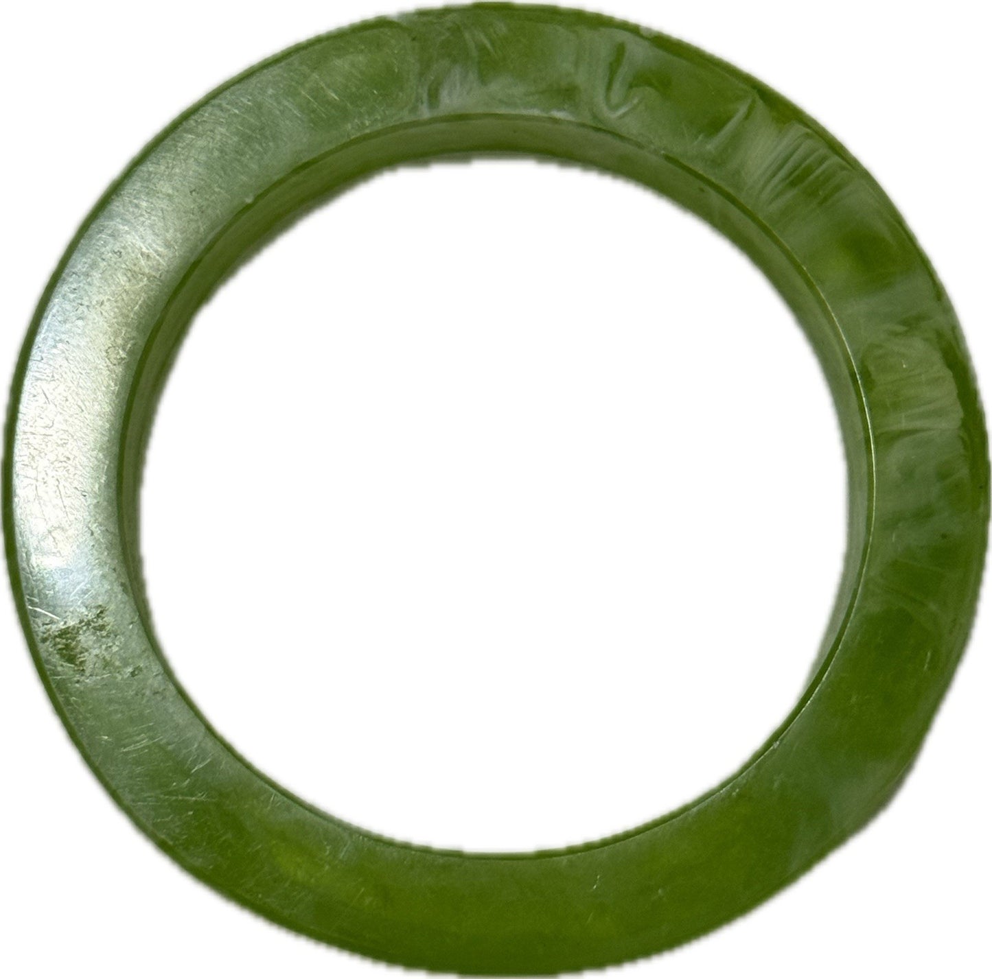 Green & White Bangle Bracelet Costume Jewellery