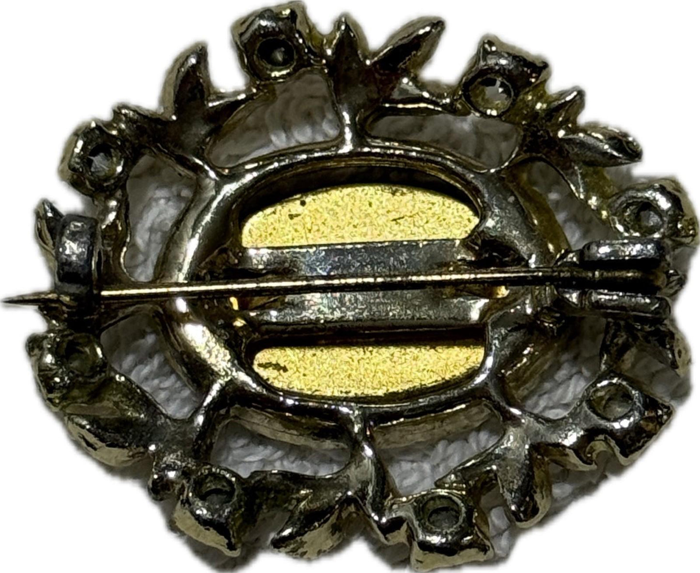 Multicoloured Mother Brooch Pin Costume Jewellery