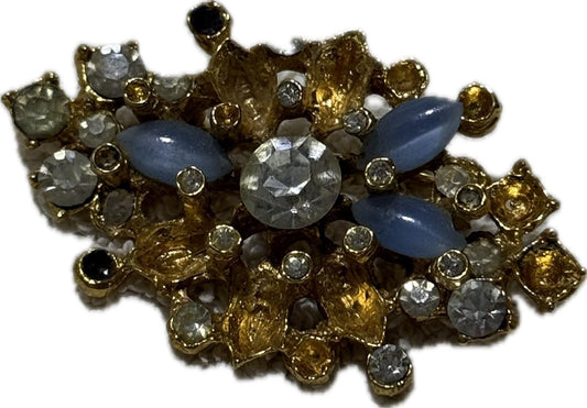 Multicoloured Brooch Pin Unfinished Costume Jewellery