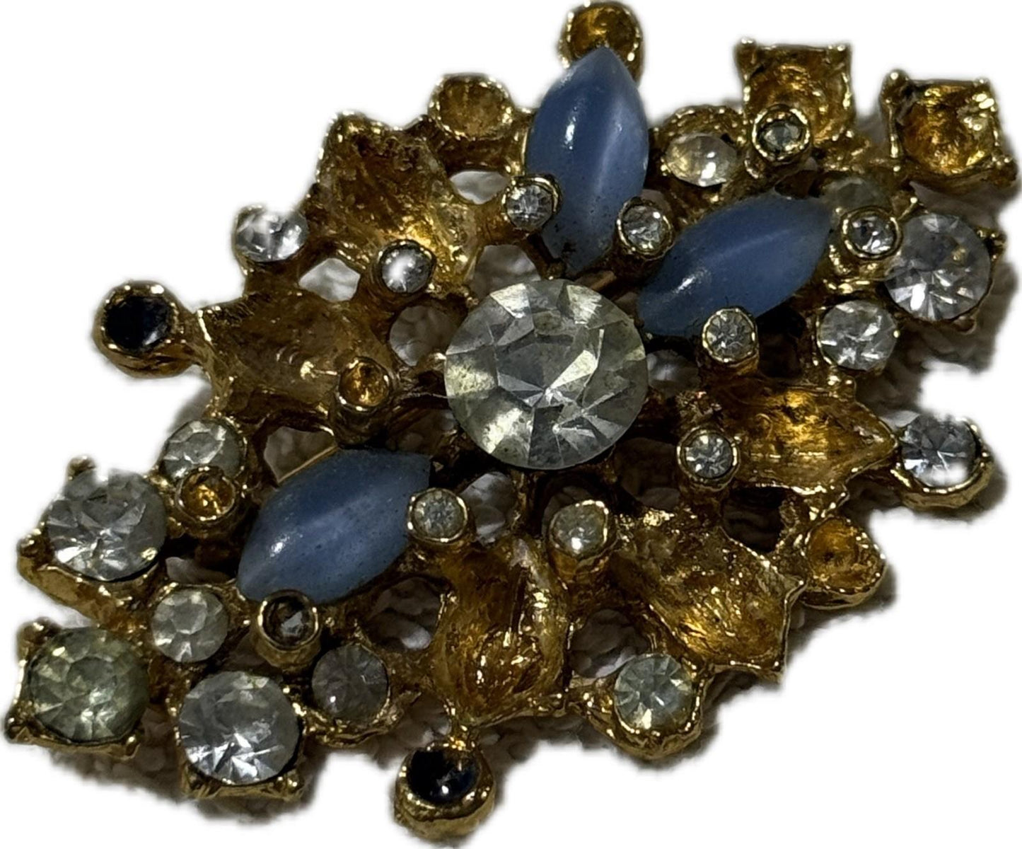 Multicoloured Brooch Pin Unfinished Costume Jewellery