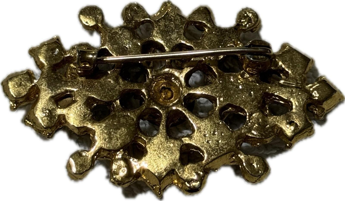 Multicoloured Brooch Pin Unfinished Costume Jewellery