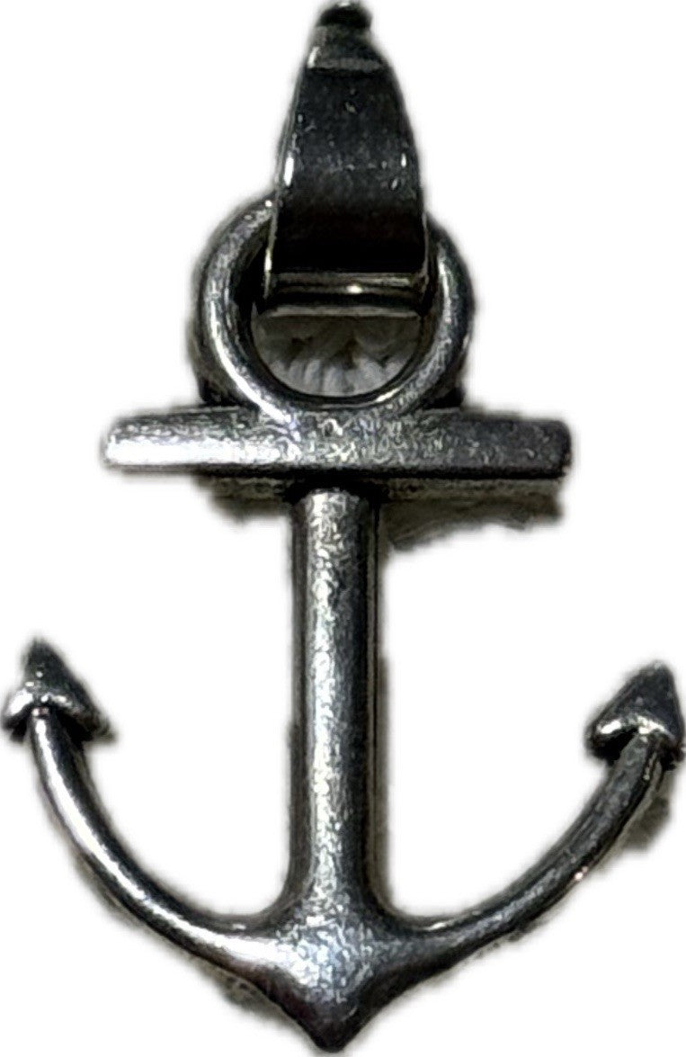 Silver Anchor Pendant Costume Jewellery