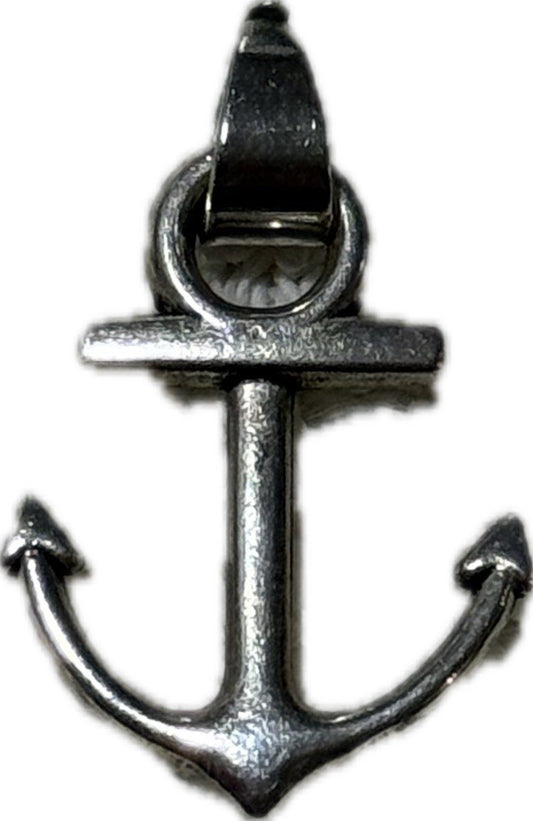 Silver Anchor Pendant Costume Jewellery