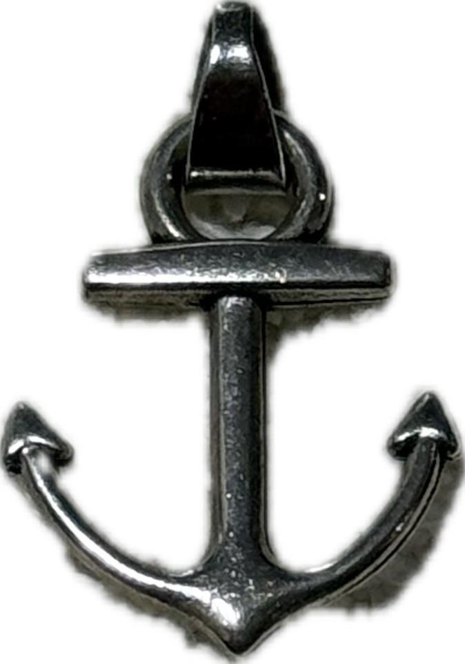 Silver Anchor Pendant Costume Jewellery