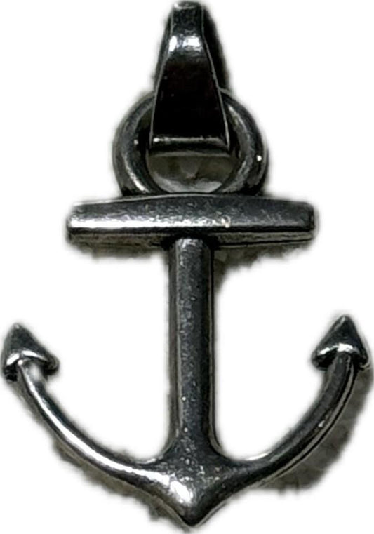 Silver Anchor Pendant Costume Jewellery
