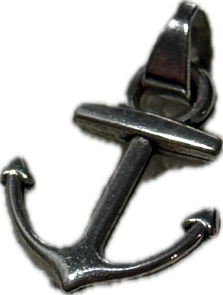 Silver Anchor Pendant Costume Jewellery
