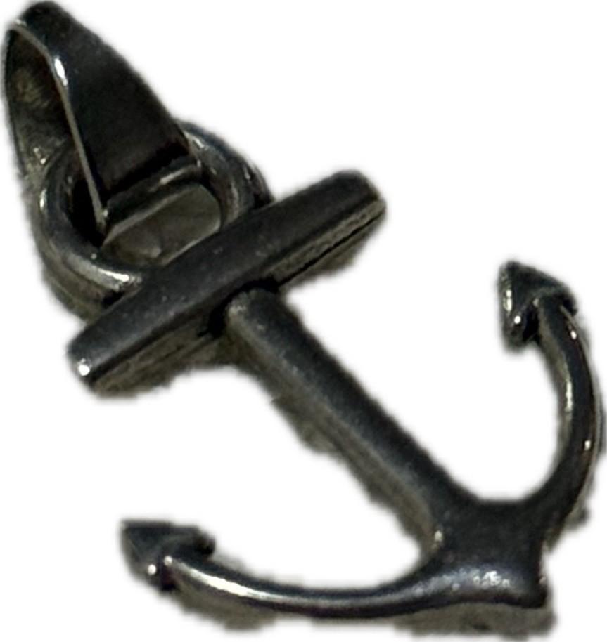 Silver Anchor Pendant Costume Jewellery