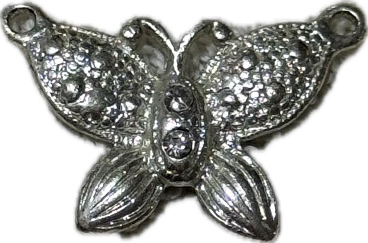 Silver Butterfly Pendant Costume Jewellery