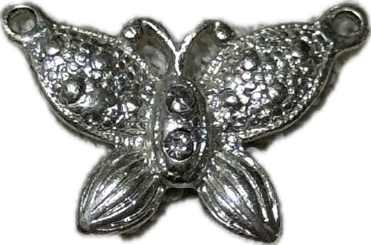 Silver Butterfly Pendant Costume Jewellery