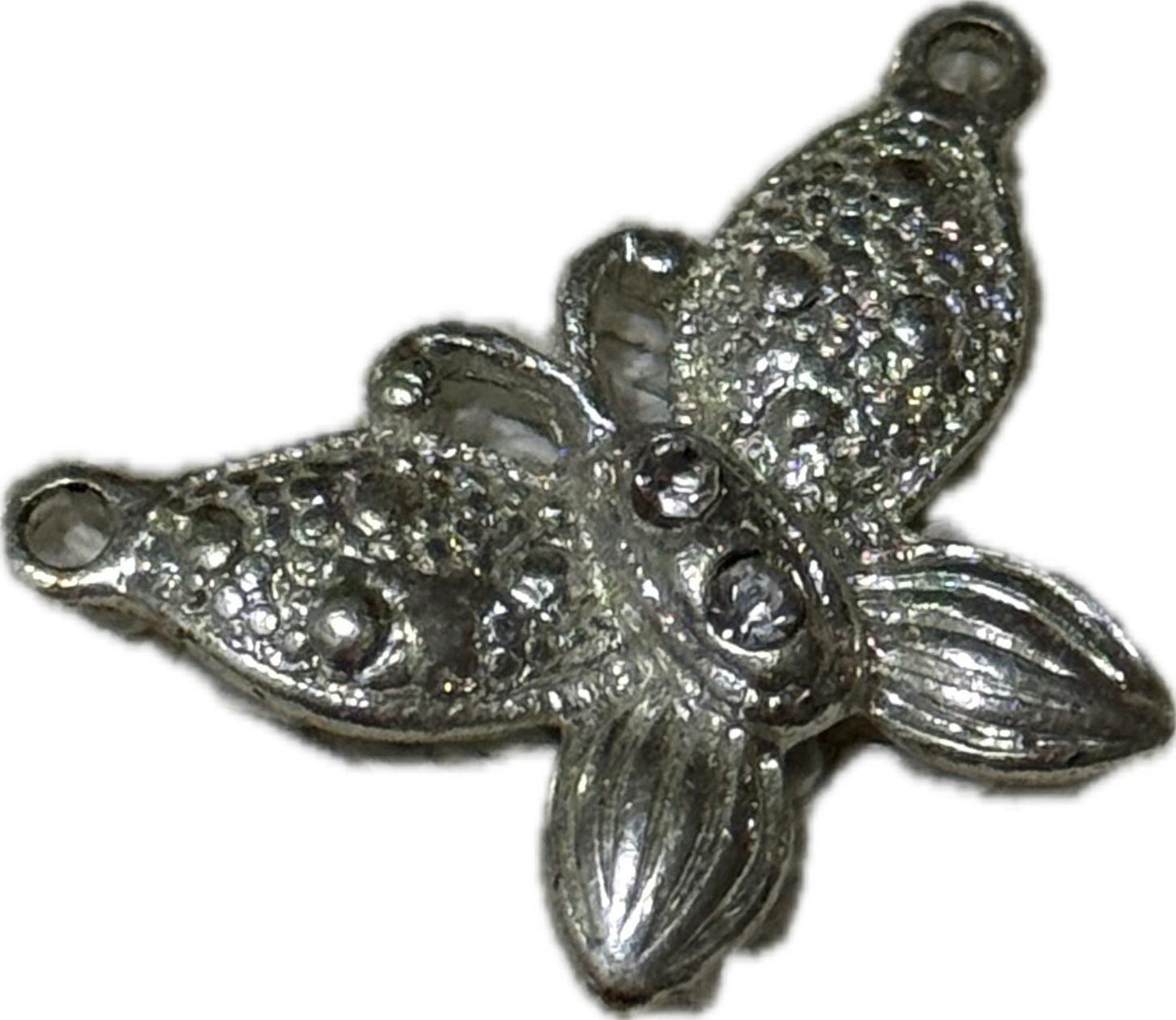 Silver Butterfly Pendant Costume Jewellery