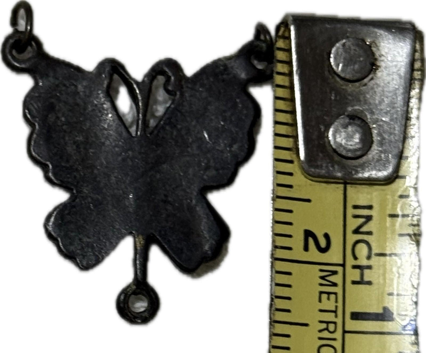 Multicoloured Butterfly Pendant Playful Costume Jewellery